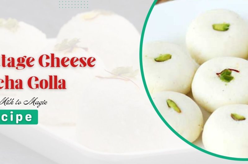 Giving a different and delicious touch to Cottage Cheese - Kacha Golla Recipe